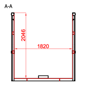 Öppen liftdumpercontainer (COLP15)